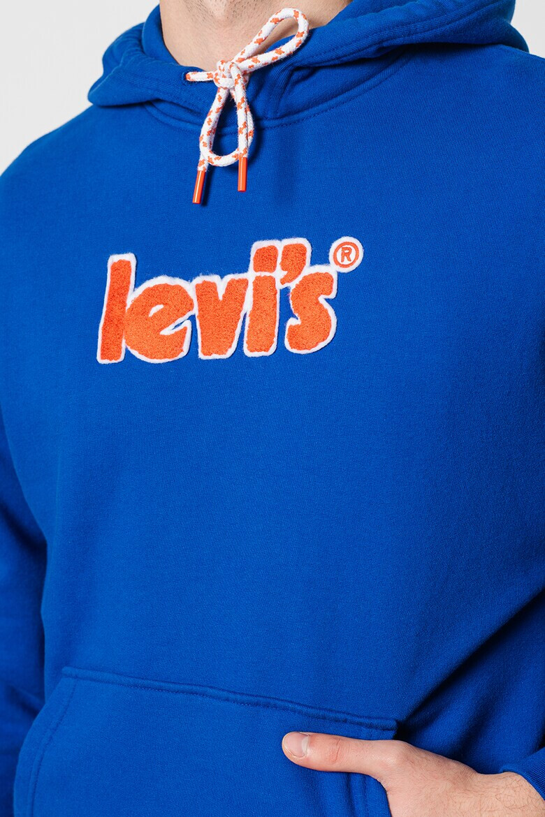 Levi's Худи с джоб кенгуру и лого - Pepit.bg