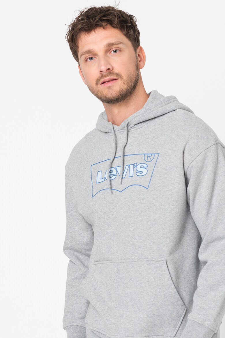 Levi's Худи с джоб кенгуру и лого - Pepit.bg