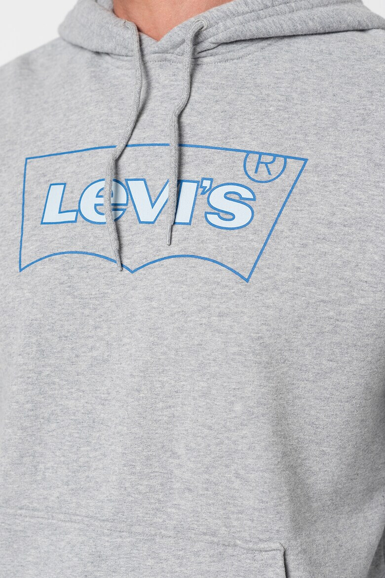 Levi's Худи с джоб кенгуру и лого - Pepit.bg