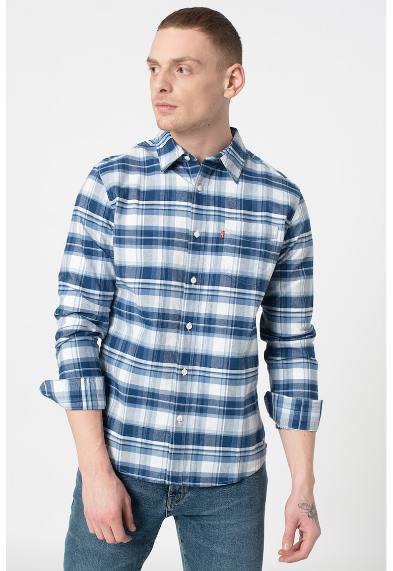 Levi's Карирана риза с лиосел - Pepit.bg