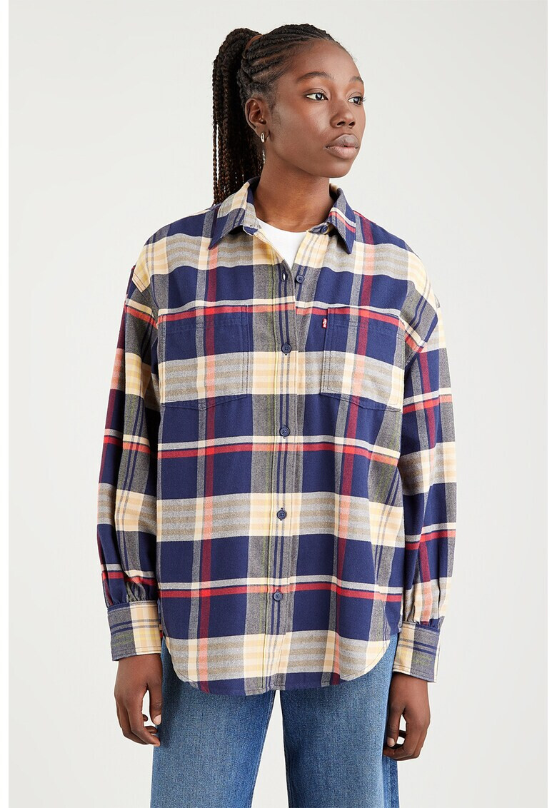 Levi's Карирана риза с лиосел - Pepit.bg