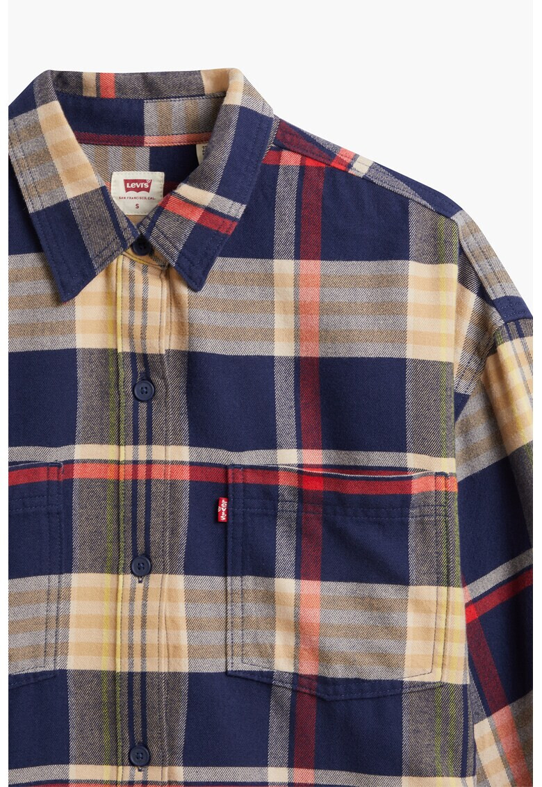 Levi's Карирана риза с лиосел - Pepit.bg