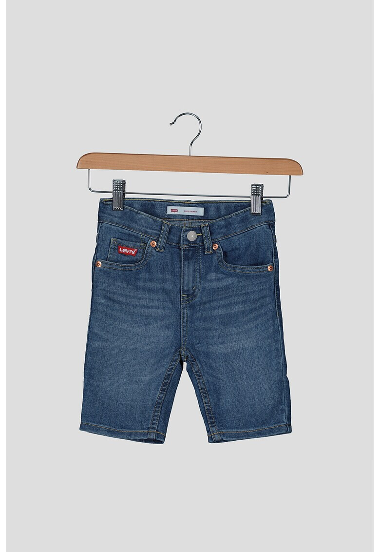 Levi's Kids Къс панталон от деним със захабен ефект - Pepit.bg