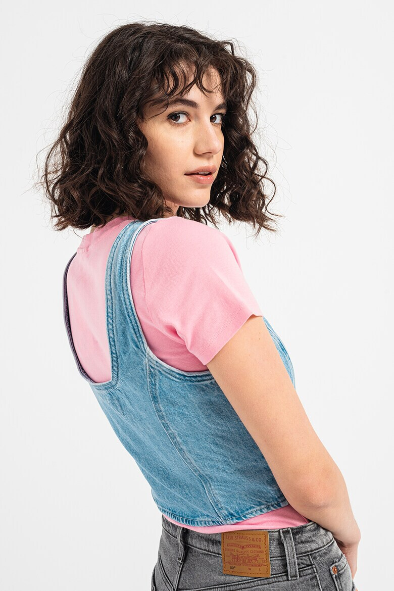Levi's Къс дънков топ Dani - Pepit.bg