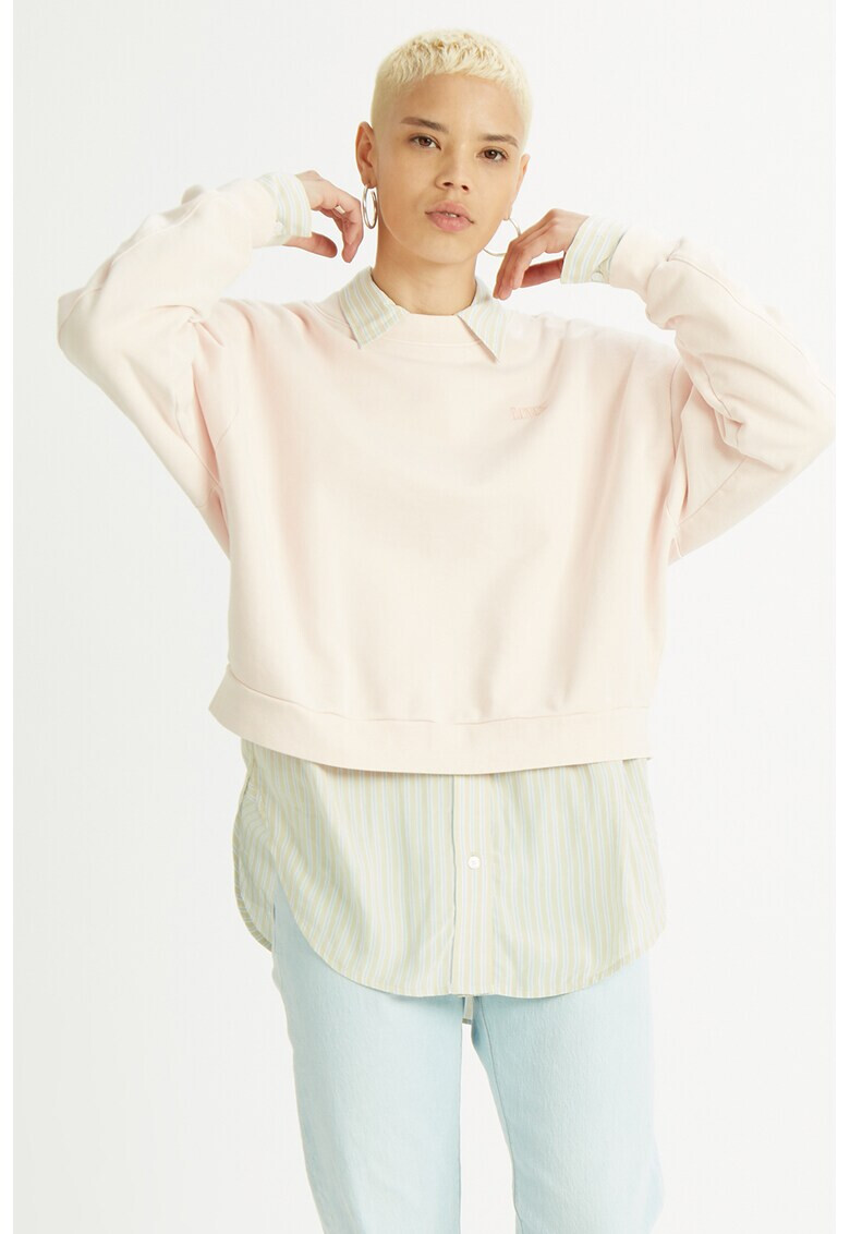 Levi's Къс суитшърт Peach Blush - Pepit.bg