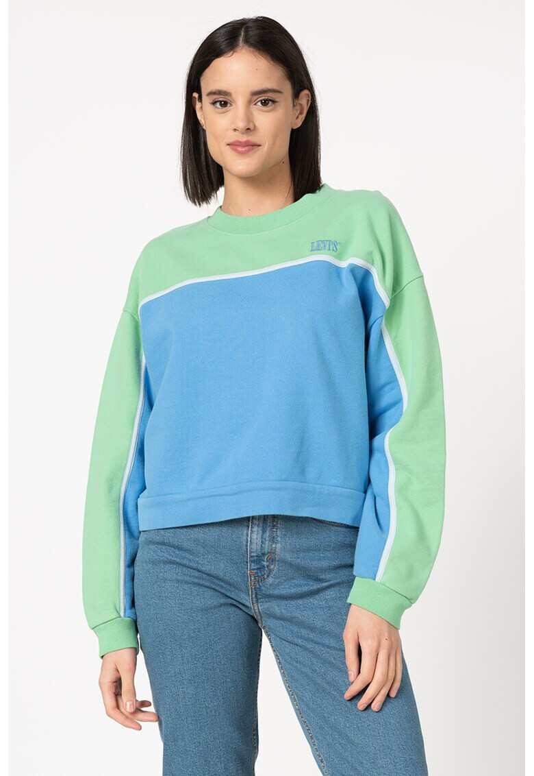 Levi's Къс суитшърт с бродирано лого - Pepit.bg