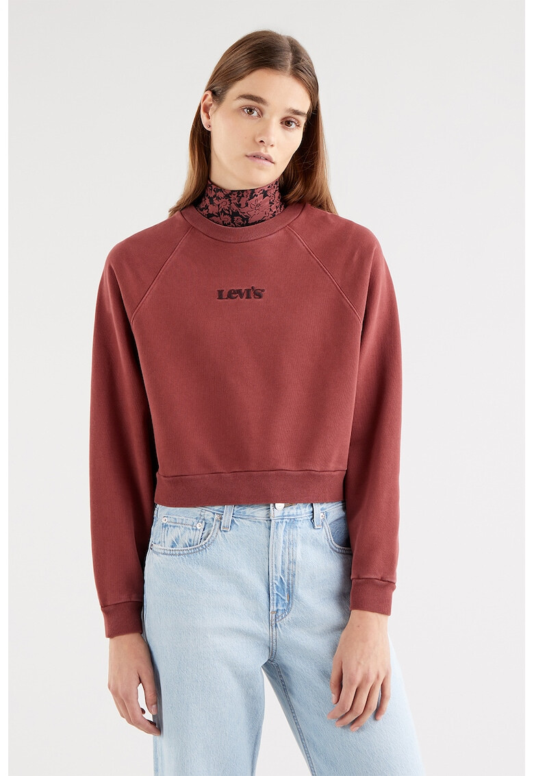 Levi's Суитшърт с лого и ръкави реглан - Pepit.bg