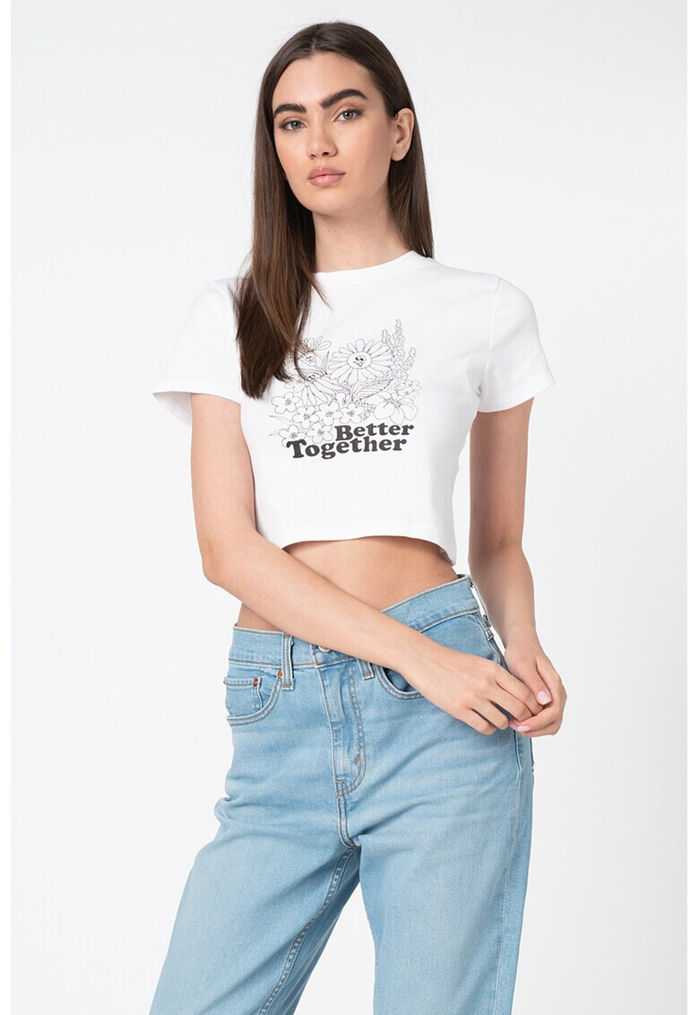 Levi's Къса памучна тениска - Pepit.bg