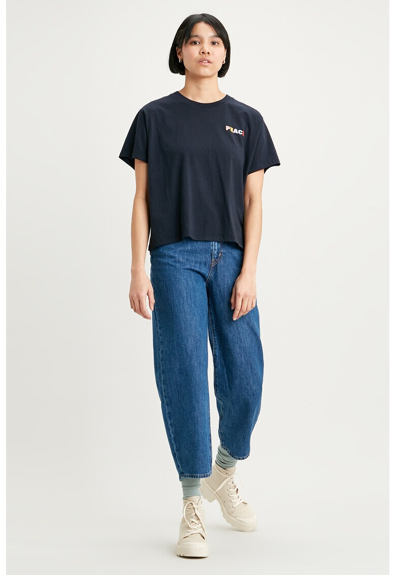 Levi's Тениска Varsity с овално деколте и щампа - Pepit.bg