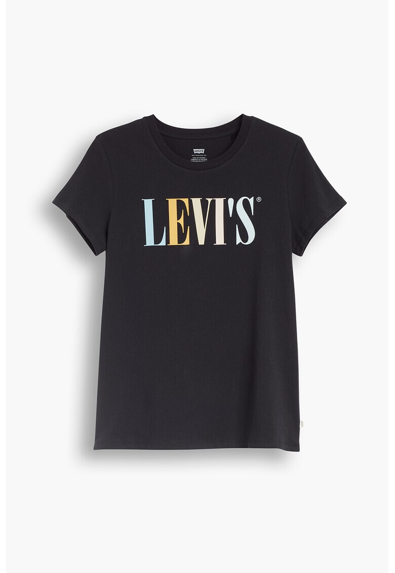 Levi's Тениска с лого и овално деколте A - Pepit.bg
