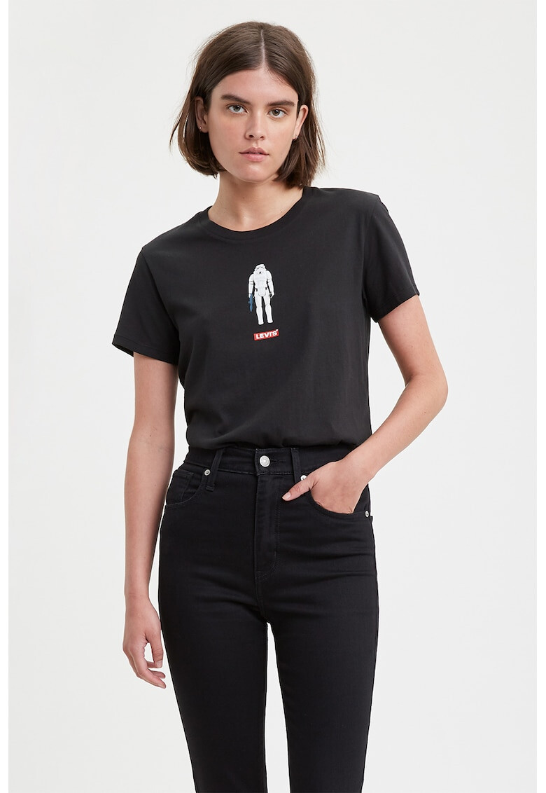 Levi's Памучна тениска с лого - Pepit.bg