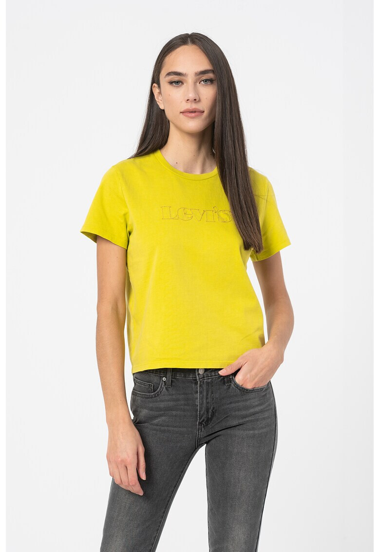 Levi's Памучна тениска с лого - Pepit.bg