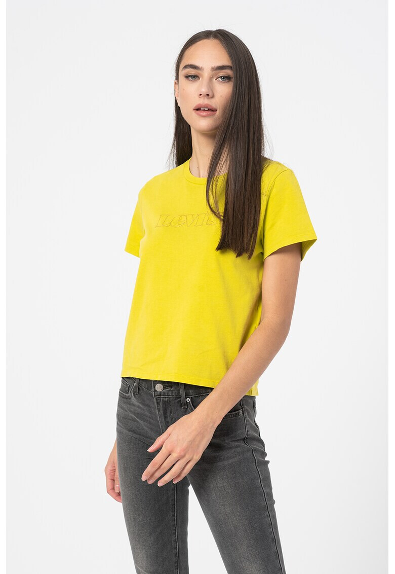 Levi's Памучна тениска с лого - Pepit.bg