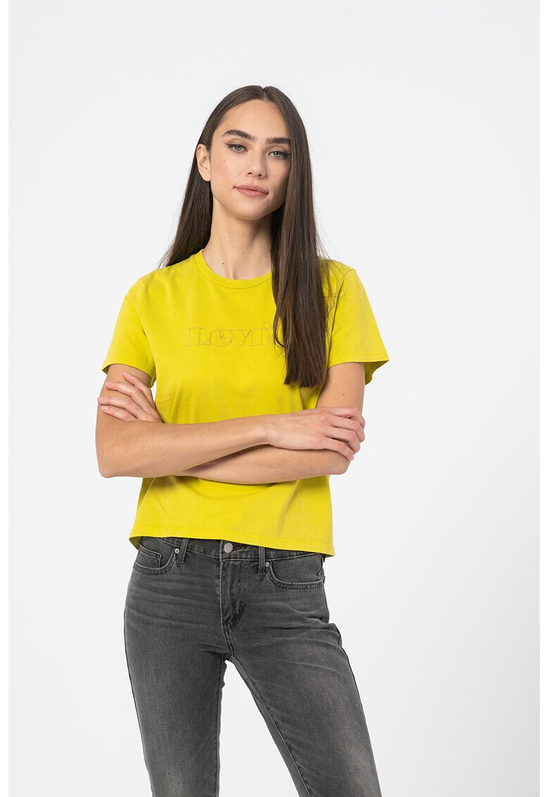 Levi's Памучна тениска с лого - Pepit.bg