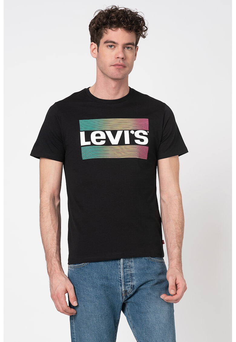 Levi's Памучна тениска с лого 6 - Pepit.bg