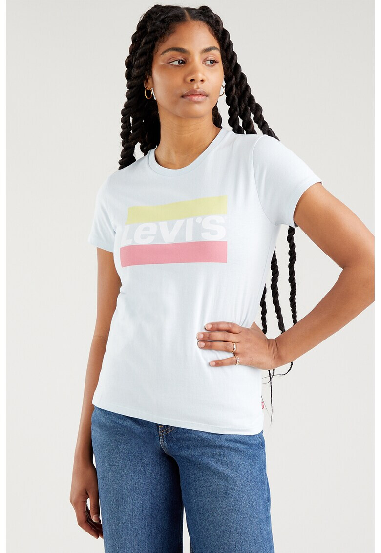 Levi's Памучна тениска с лого - Pepit.bg