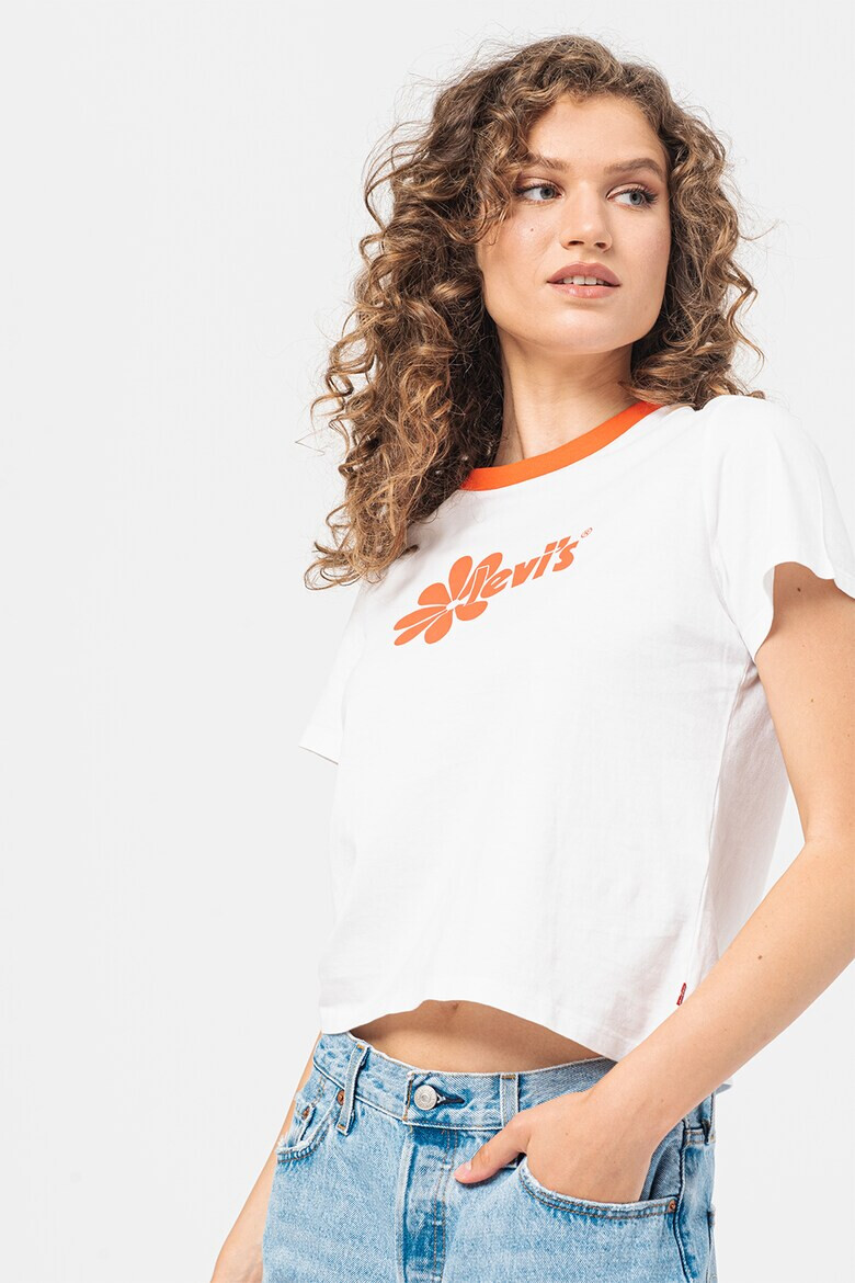 Levi's Памучна тениска с лого - Pepit.bg