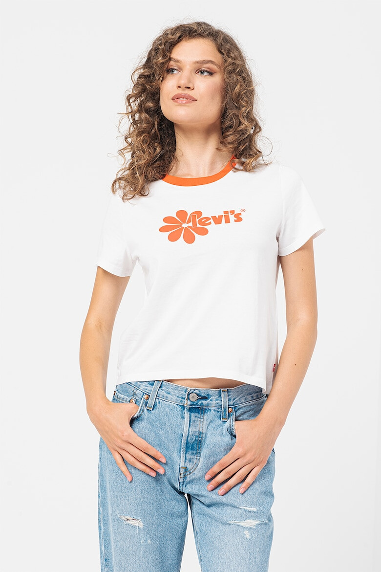 Levi's Памучна тениска с лого - Pepit.bg