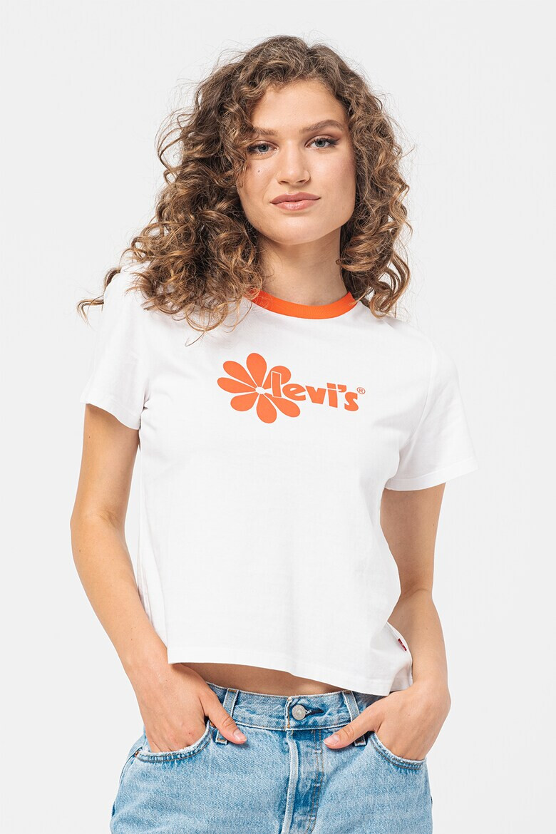 Levi's Памучна тениска с лого - Pepit.bg