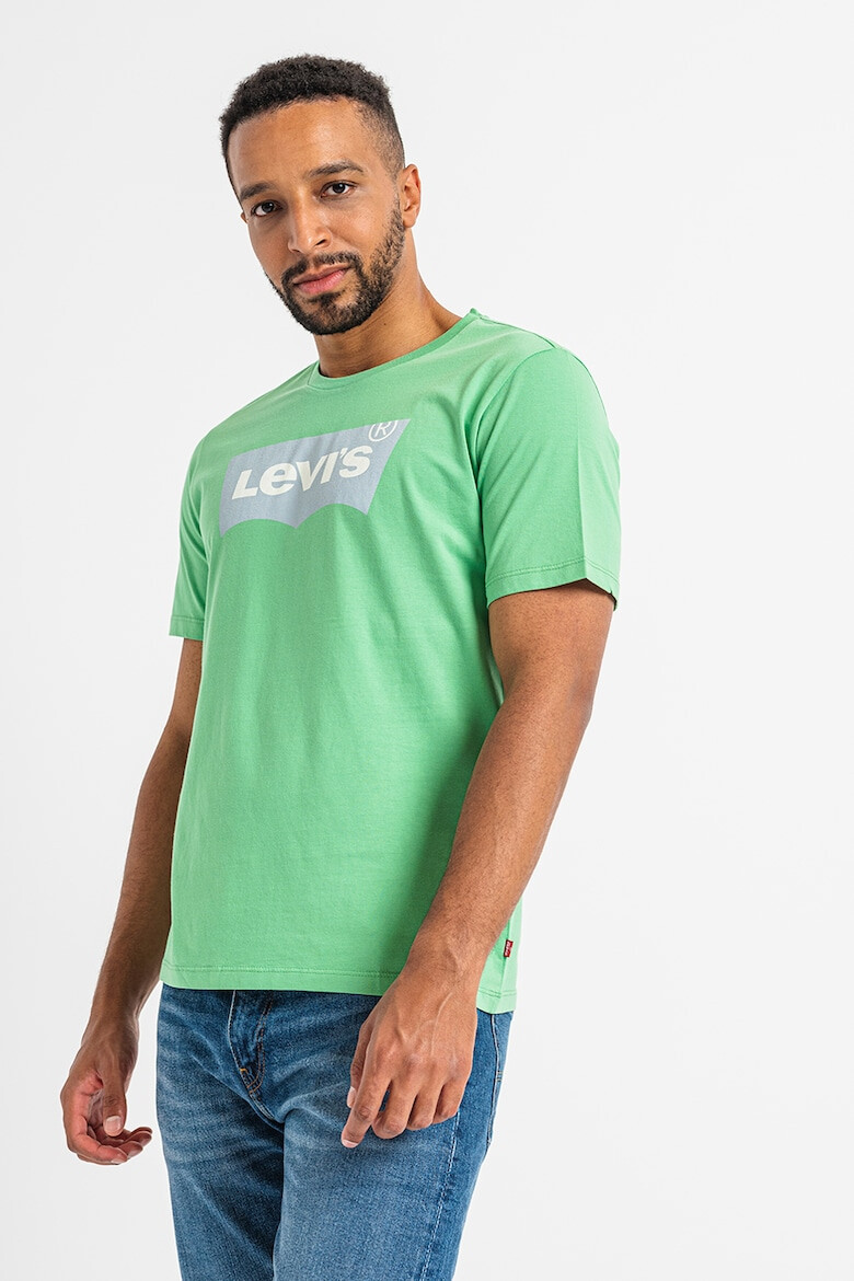 Levi's Памучна тениска с лого - Pepit.bg