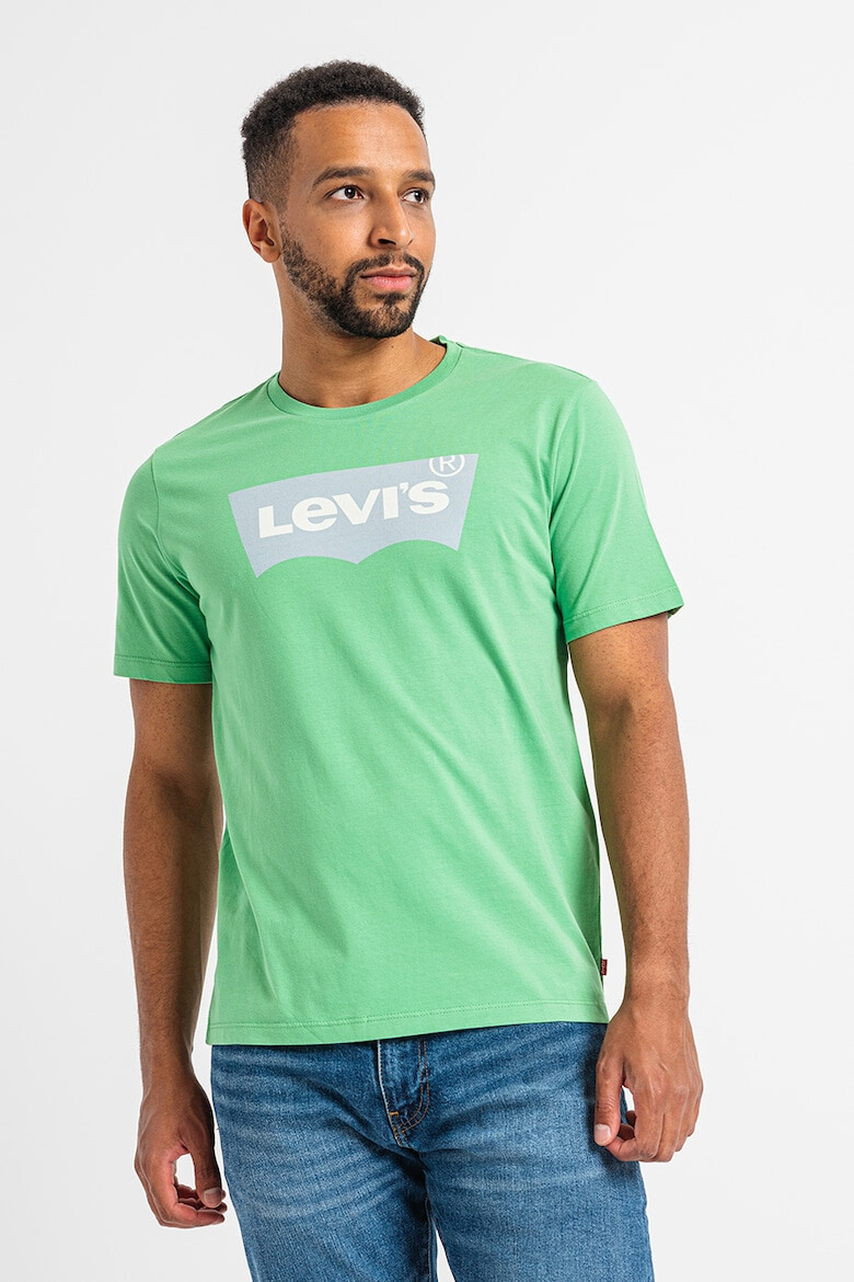 Levi's Памучна тениска с лого - Pepit.bg