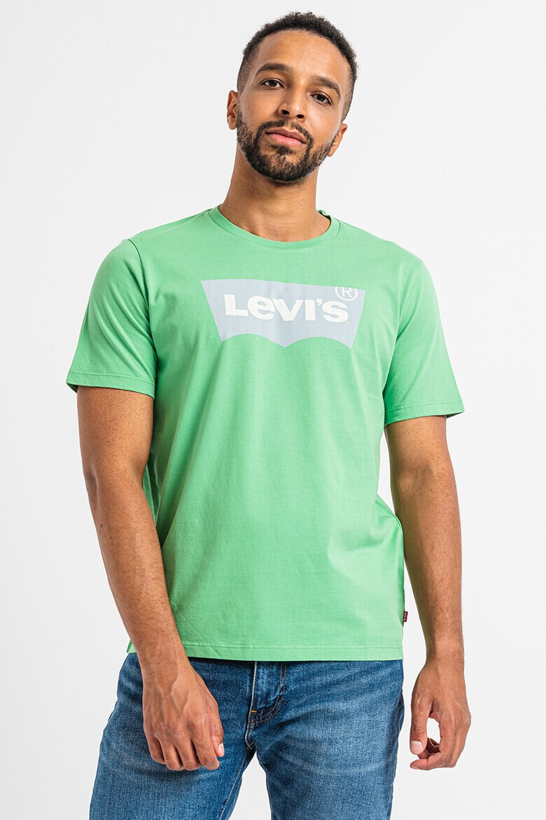 Levi's Памучна тениска с лого - Pepit.bg