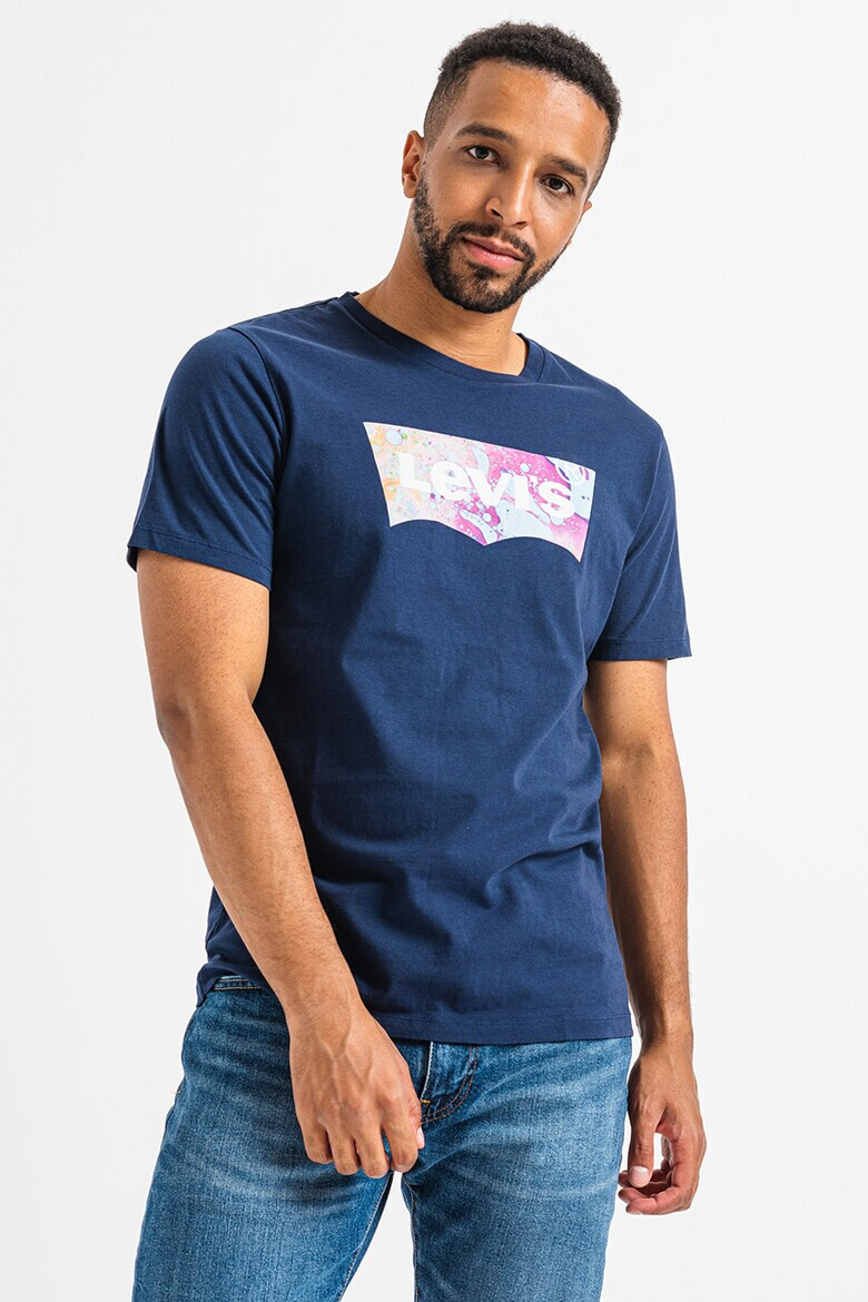 Levi's Памучна тениска с лого - Pepit.bg