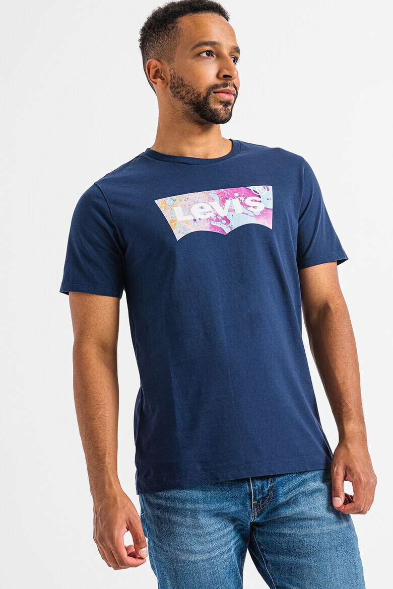 Levi's Памучна тениска с лого - Pepit.bg