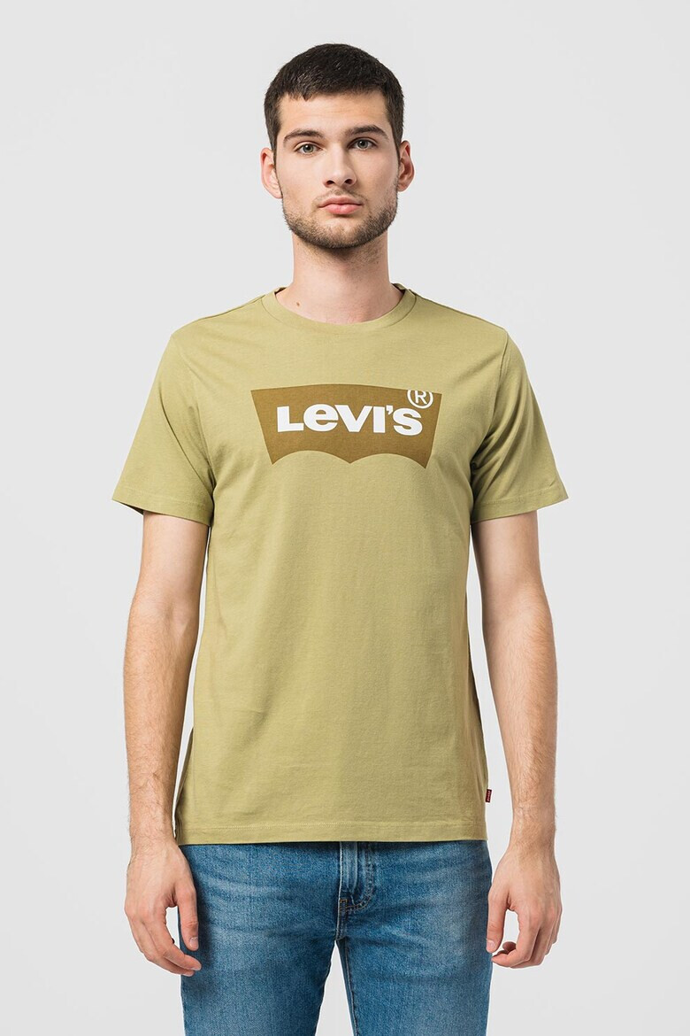 Levi's Памучна тениска с лого - Pepit.bg