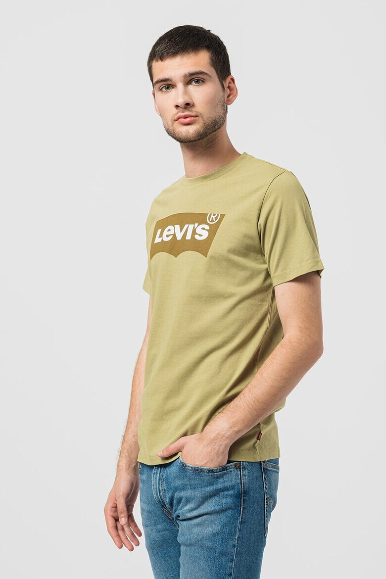 Levi's Памучна тениска с лого - Pepit.bg