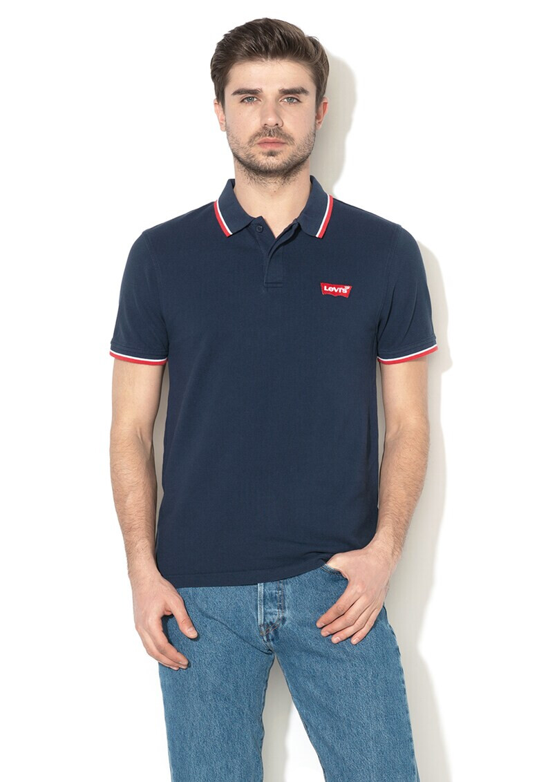 Levi's Раирана тениска с яка - Pepit.bg