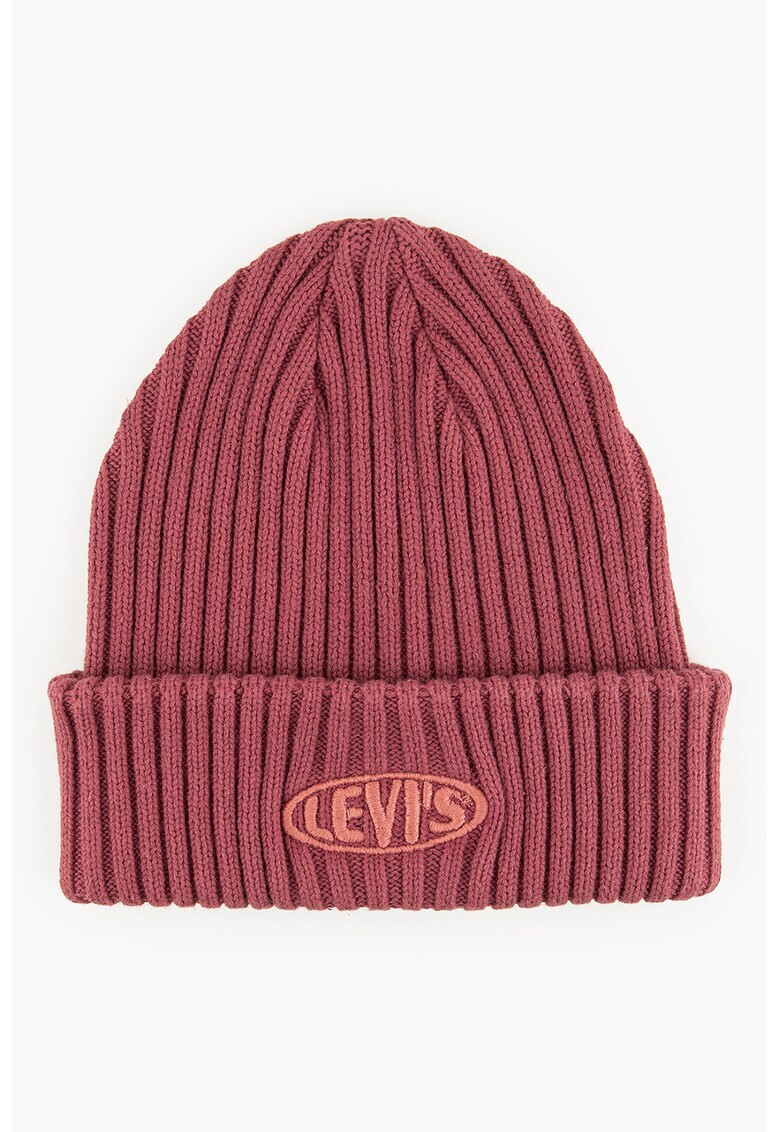 Levi's Рипсена шапка с бродирано лого - Pepit.bg