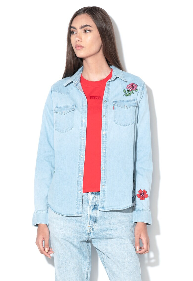 Levi's Риза от деним с бродерии - Pepit.bg