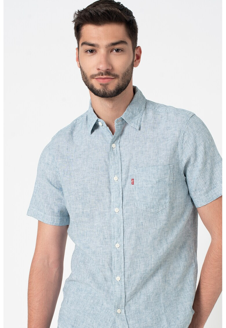 Levi's Риза с лен с къси ръкави - Pepit.bg