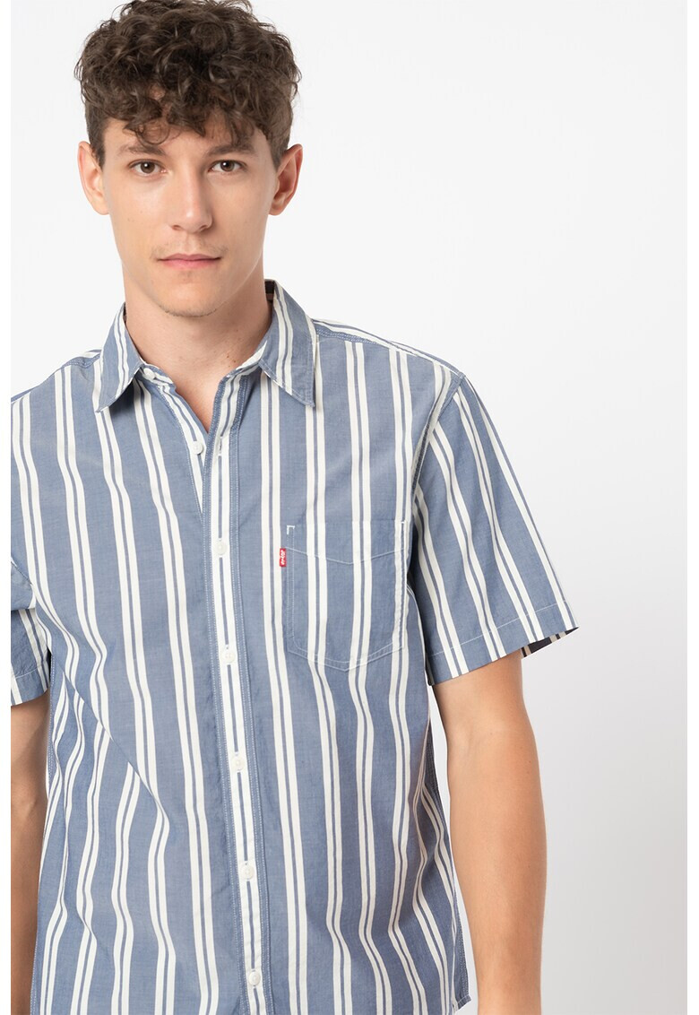 Levi's Риза с лен с райе - Pepit.bg