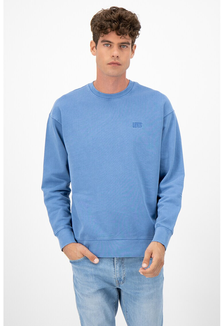 Levi's Суитшърт Authentic с лого и овално деколте - Pepit.bg