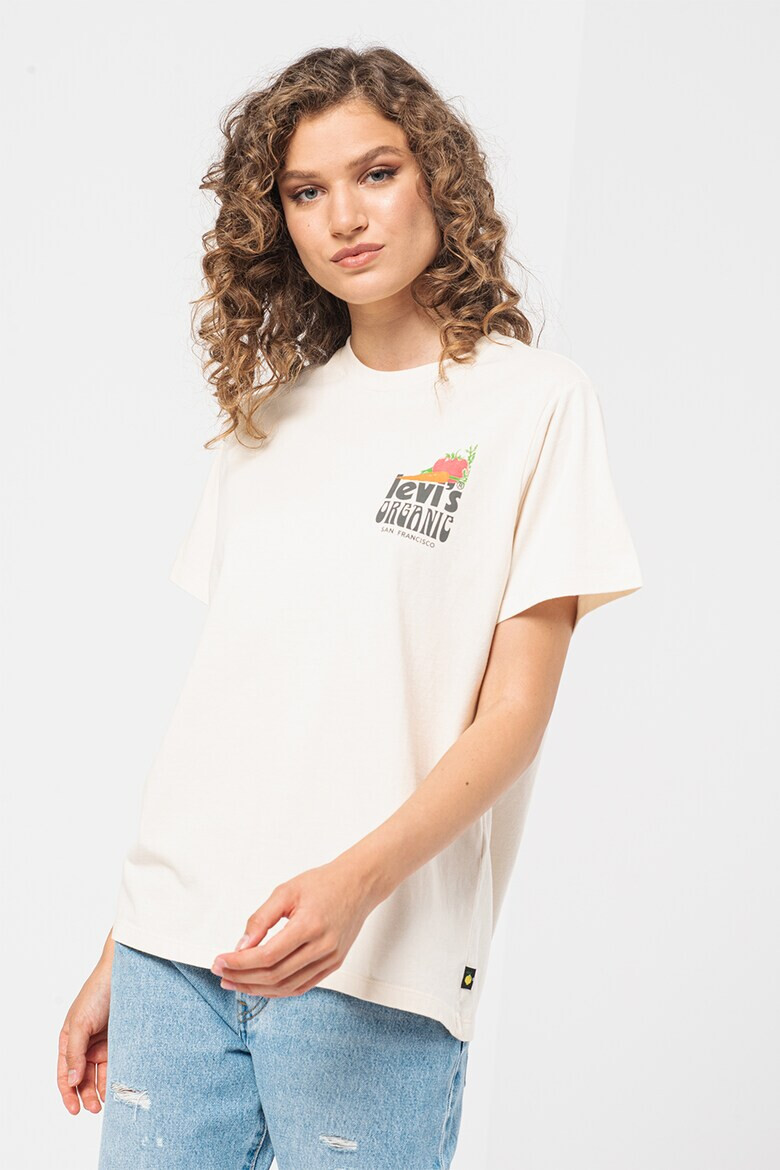 Levi's Свободна тениска с шарка - Pepit.bg