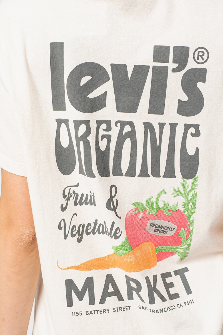 Levi's Свободна тениска с шарка - Pepit.bg