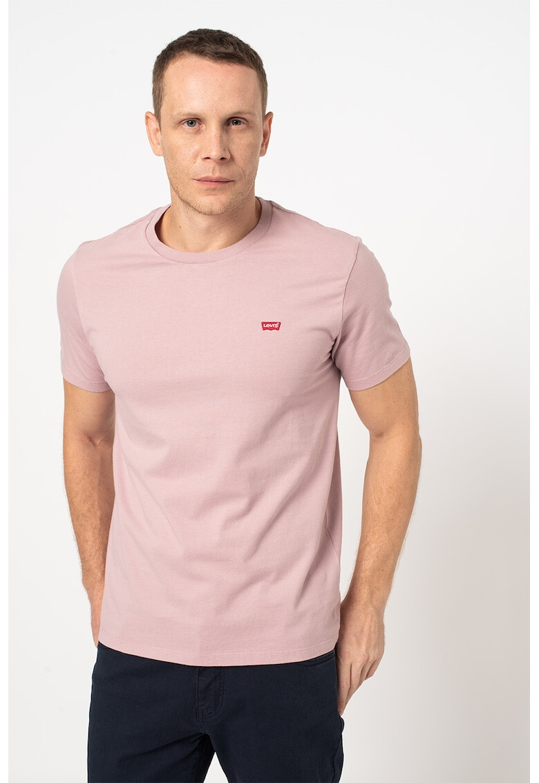 Levi's Тениска с овално деколте и малко лого - Pepit.bg
