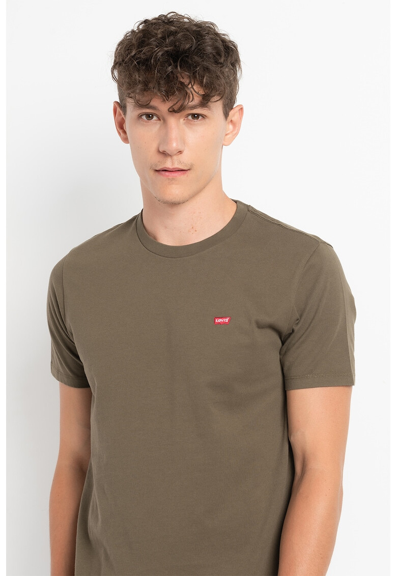 Levi's Тениска с овално деколте и малко лого - Pepit.bg