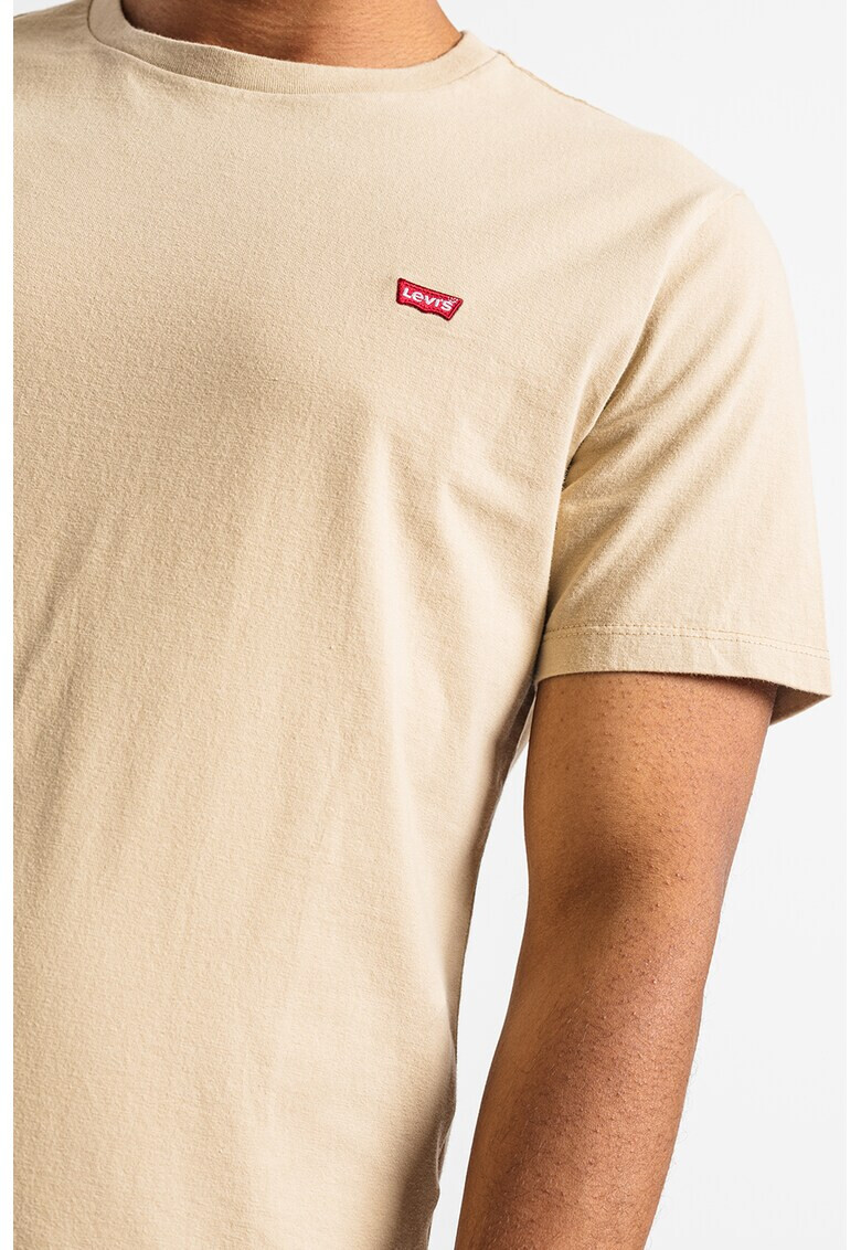 Levis Памучна тениска с овално деколте и райе - Pepit.bg
