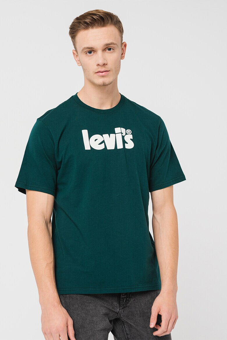 Levi's Памучна тениска със свободна кройка и лого - Pepit.bg