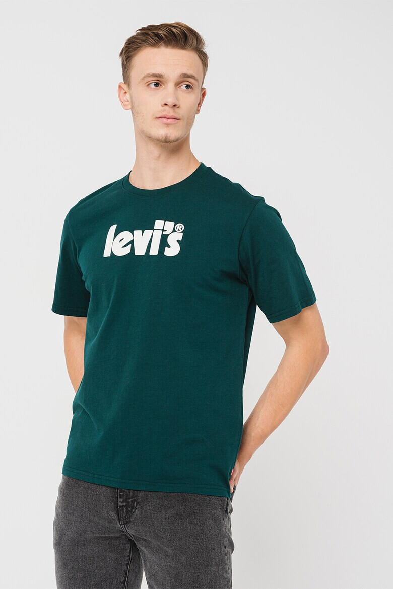 Levi's Памучна тениска със свободна кройка и лого - Pepit.bg