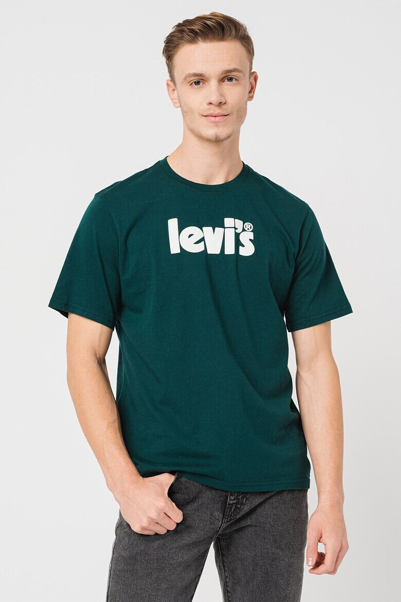 Levi's Памучна тениска със свободна кройка и лого - Pepit.bg