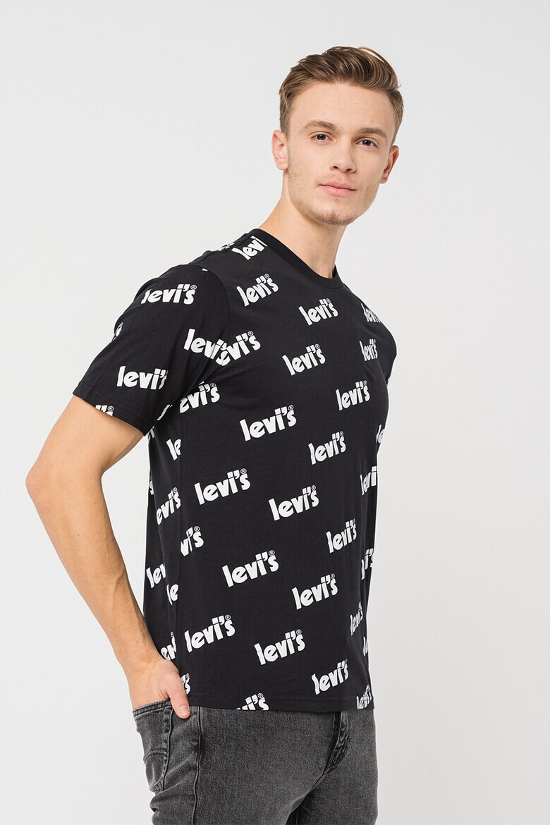 Levi's Памучна тениска със свободна кройка и лого - Pepit.bg