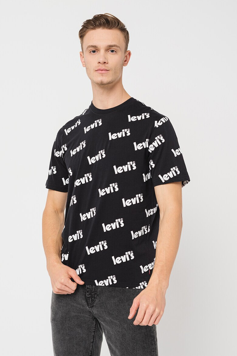 Levi's Памучна тениска със свободна кройка и лого - Pepit.bg