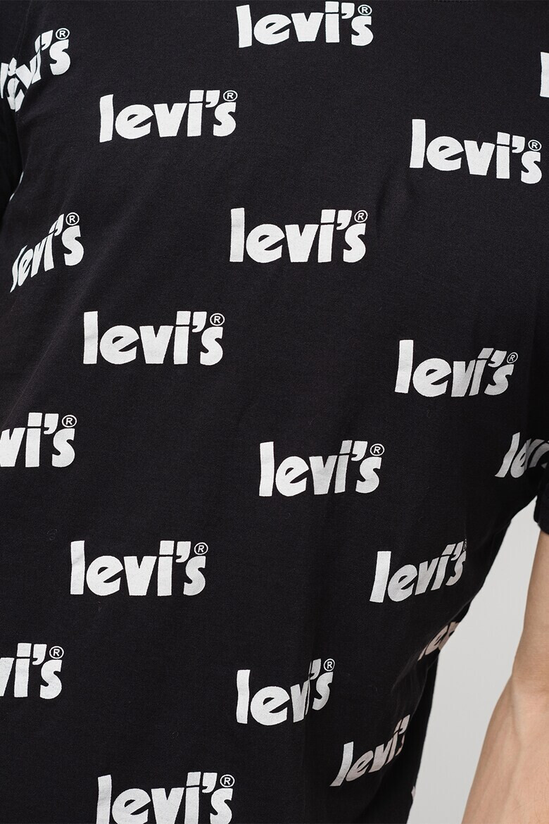 Levi's Памучна тениска със свободна кройка и лого - Pepit.bg
