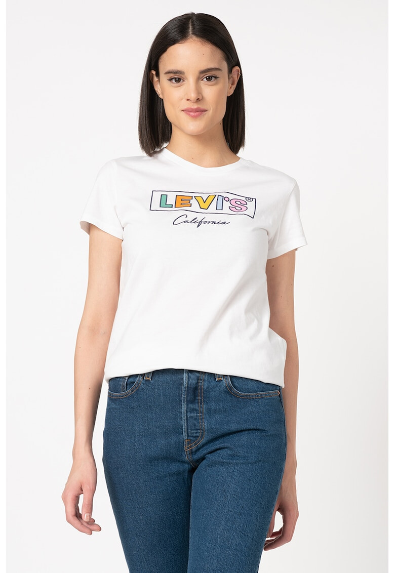 Levi's Памучна тениска с лого - Pepit.bg