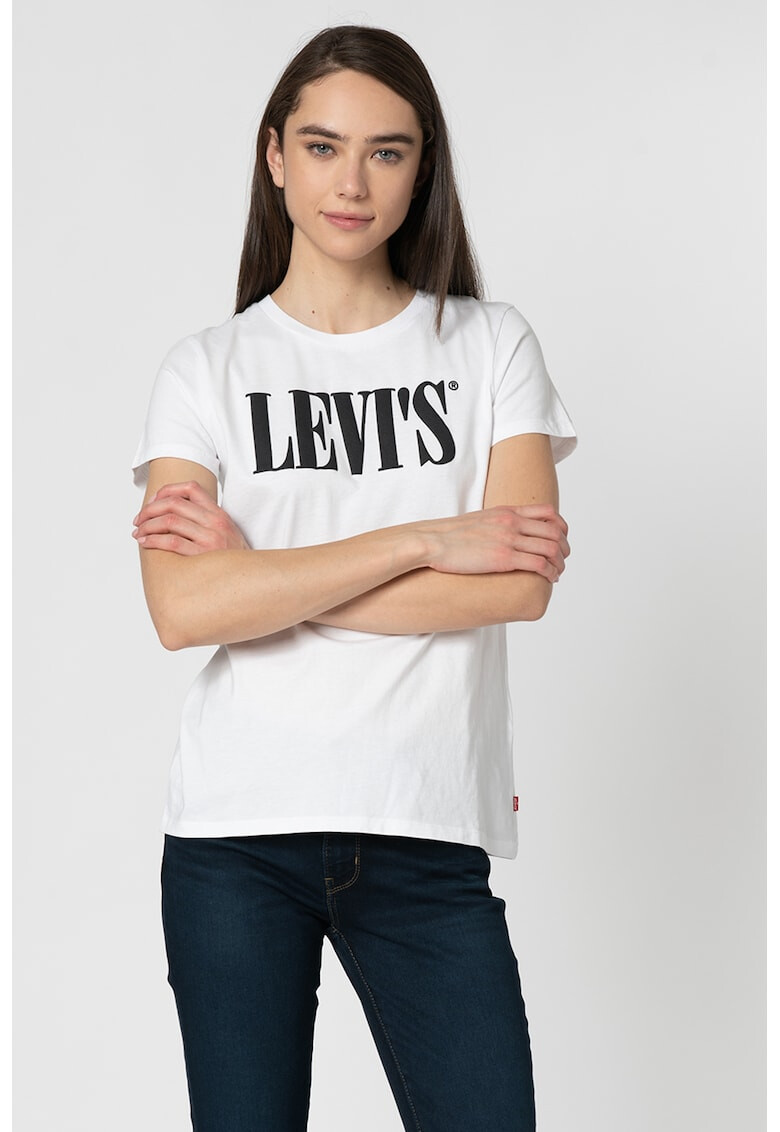 Levi's Памучна тениска с лого - Pepit.bg