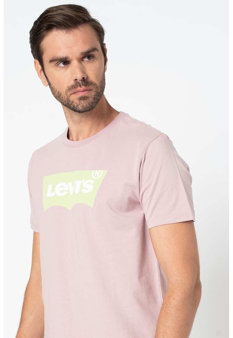 Levi's Памучна тениска с лого - Pepit.bg